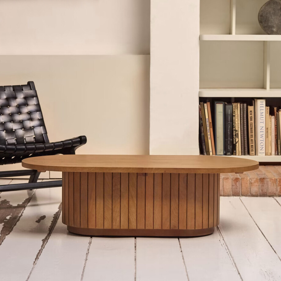 Kave Home Salontafel 'Licia' Mangohout, 120 x 60cm afbeelding 