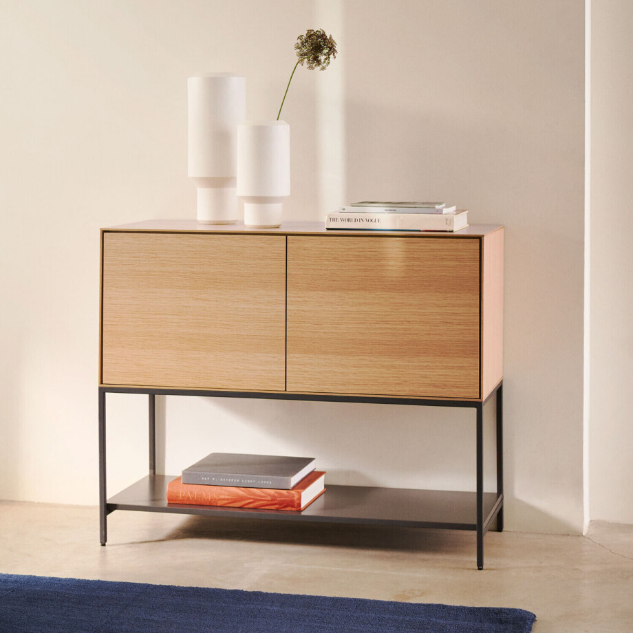 Kave Home Dressoir 'Vedrana' Eiken, 98cm Kave Home Dressoir 'Vedrana' Eiken, 98cm afbeelding