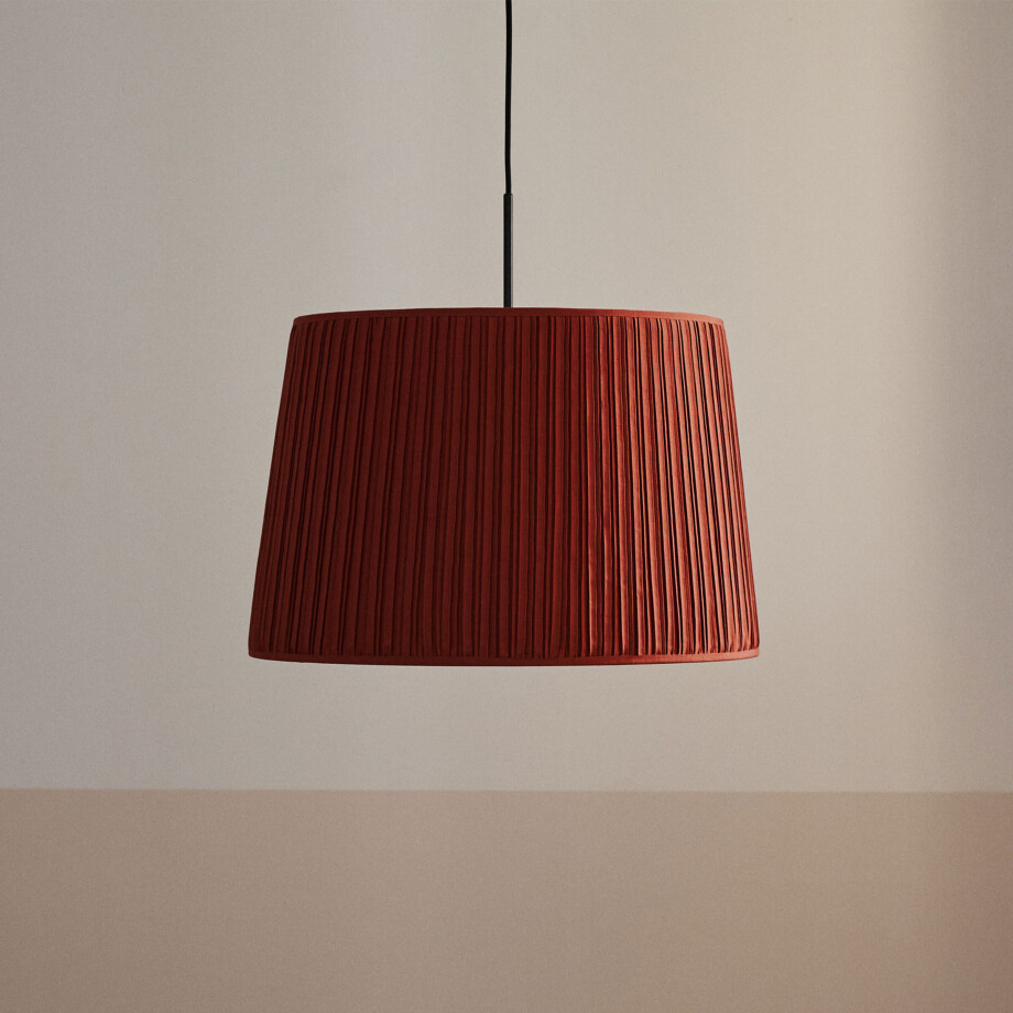 Kave Home Lampenkap 'Guash' Ø50cm, kleur Terracotta afbeelding 1