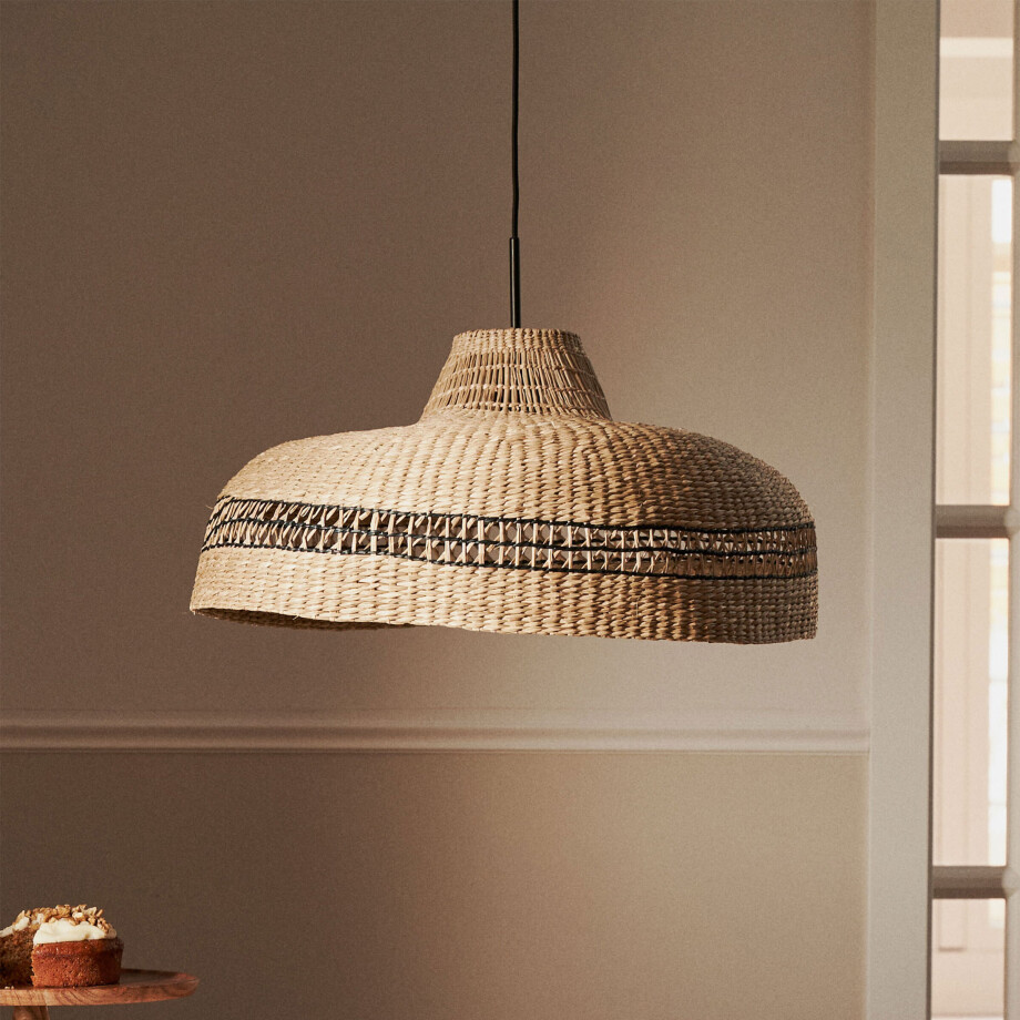 Kave Home Lampenkap 'Rupia' Zeegras, Ø55cm Kave Home Lampenkap 'Rupia' Zeegras, Ø55cm afbeelding 1