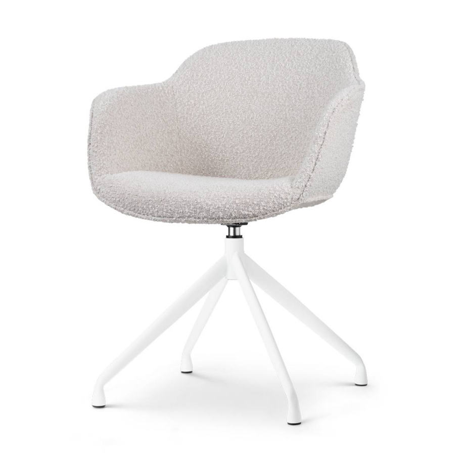 Eetkamerstoel Nola-Mae bouclé draaibaar | Nolon afbeelding 1