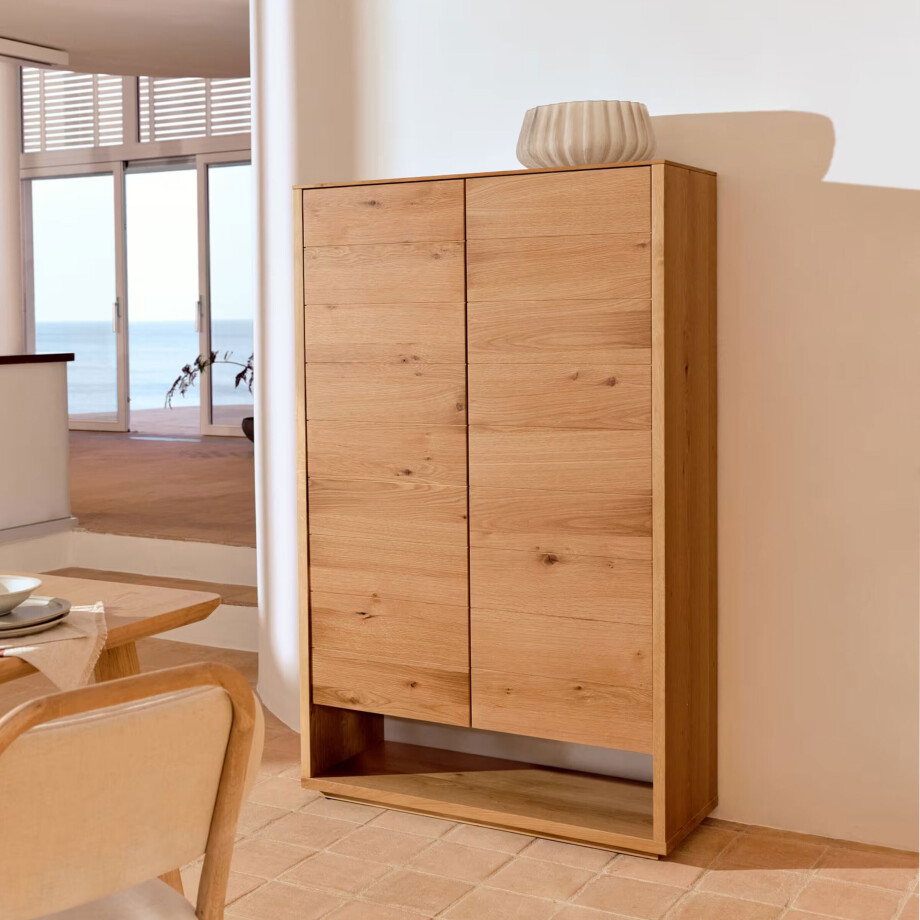 Kave Home Opbergkast 'Alguema' Eiken, 163 x 100cm afbeelding 