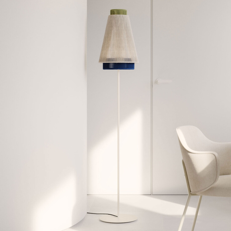 Kave Home Vloerlamp 'Yuvia' 163cm, Jute Kave Home Vloerlamp 'Yuvia' 163cm, Jute afbeelding 1