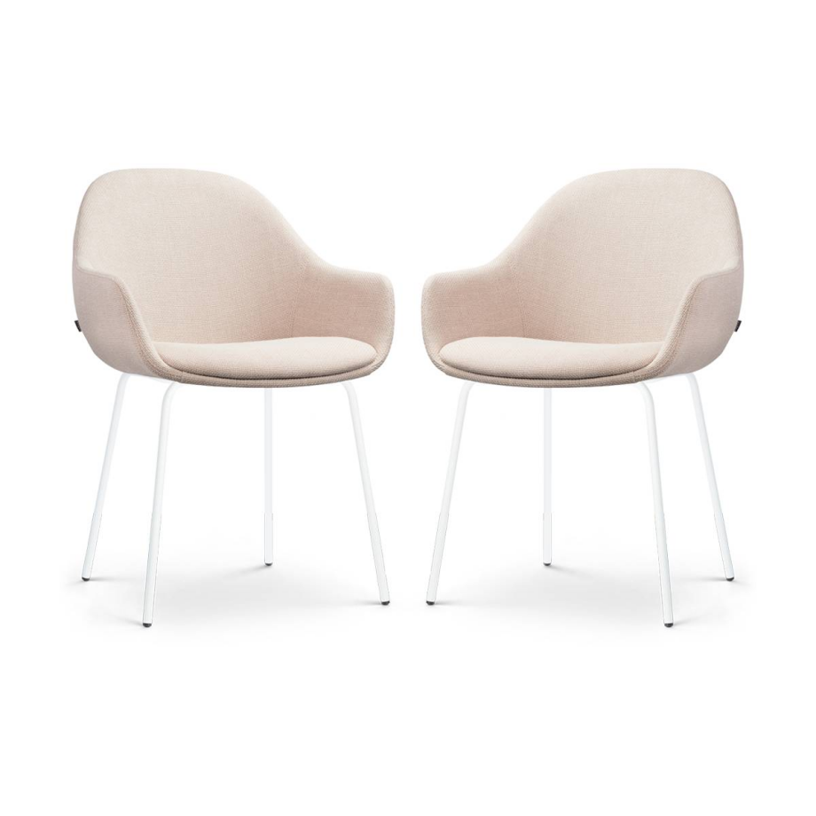 Set van 2 eetkamerstoelen Nora-Mae | Nolon afbeelding 1