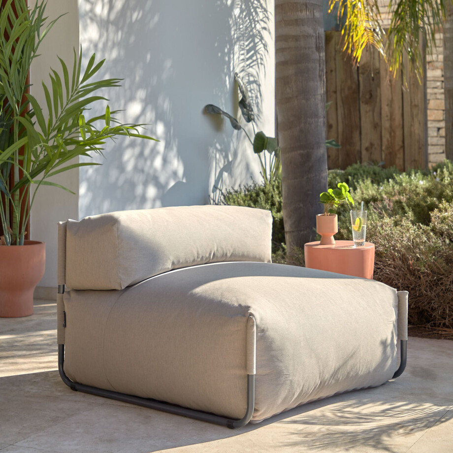 Kave Home Modulaire Outdoor Bank 'Square' kleur Groen afbeelding 1