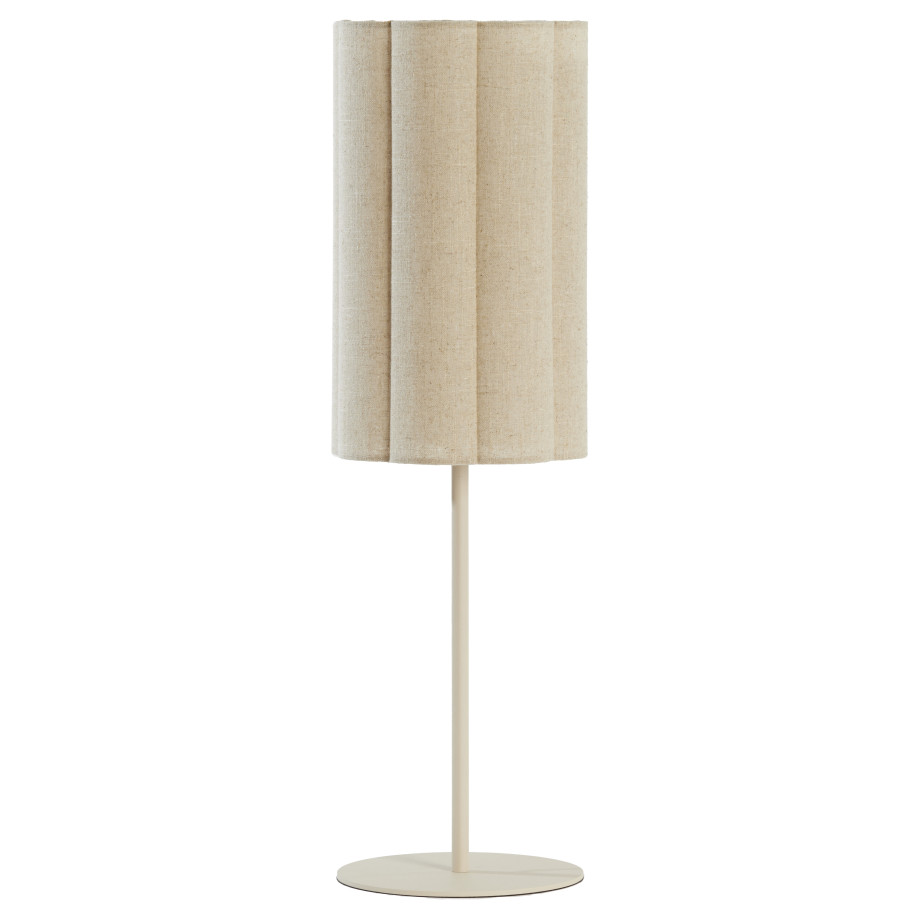 Light & Living Tafellamp 'Fringe' 70cm, kleur Naturel afbeelding 1