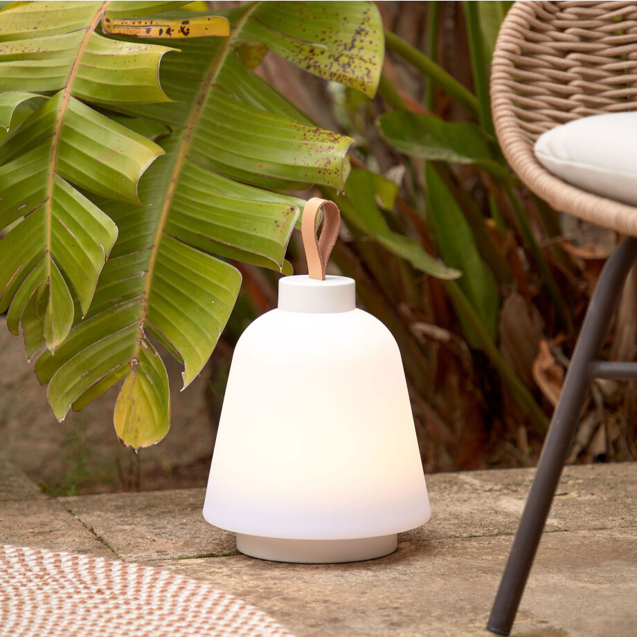 Kave Home Tafellamp 'Udiya' Oplaadbaar, kleur Wit afbeelding 1