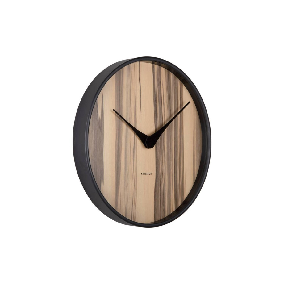 Wandklok Wood Melange | KARLSSON afbeelding 1