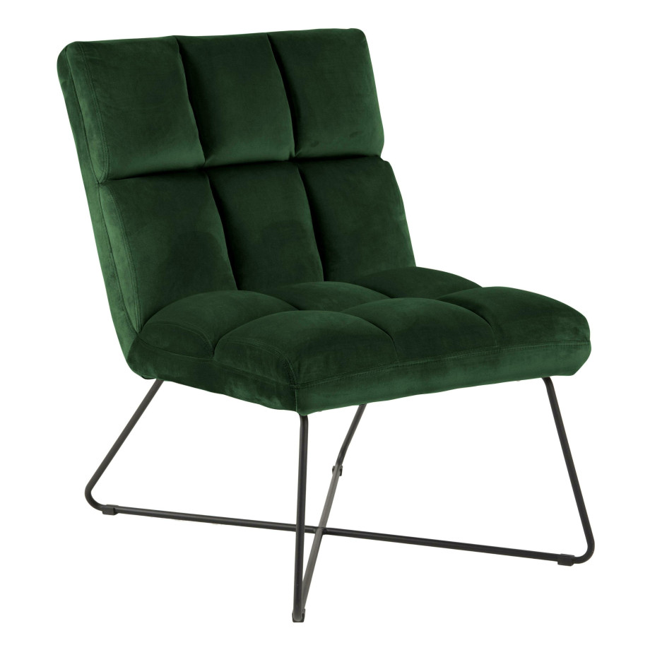 Bendt Fauteuil 'Kristian' Velvet, kleur Groen afbeelding 1