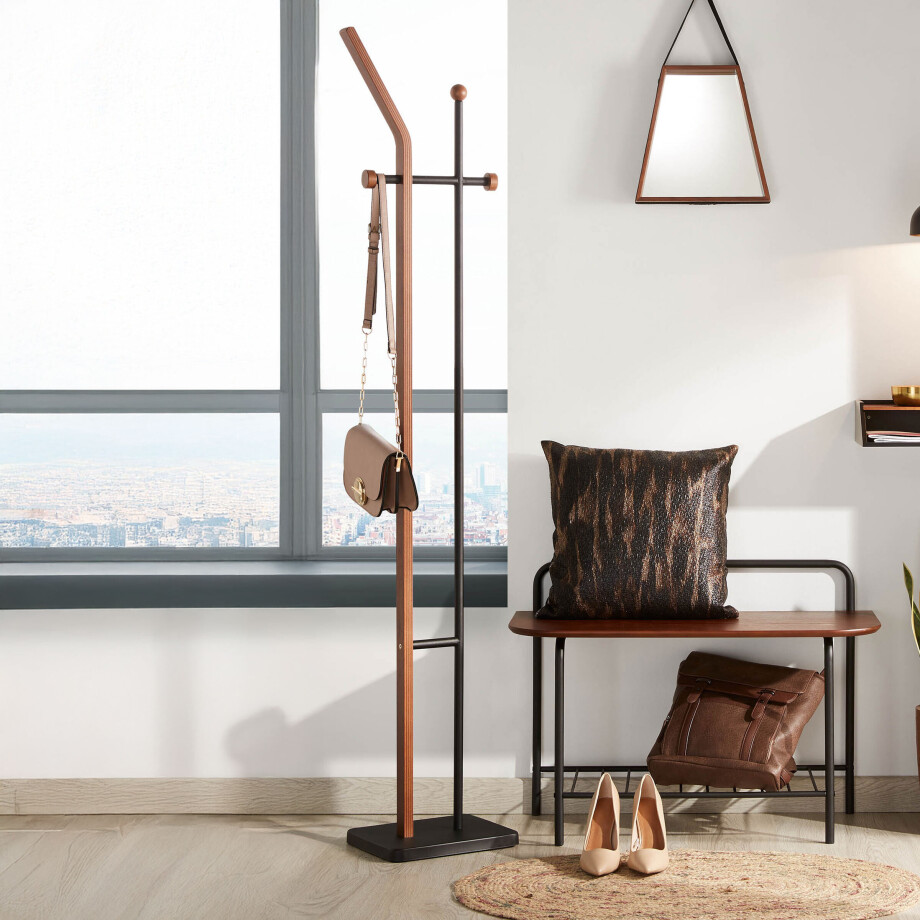 Kave Home Staande Kapstok 'Magali', kleur Zwart afbeelding 1