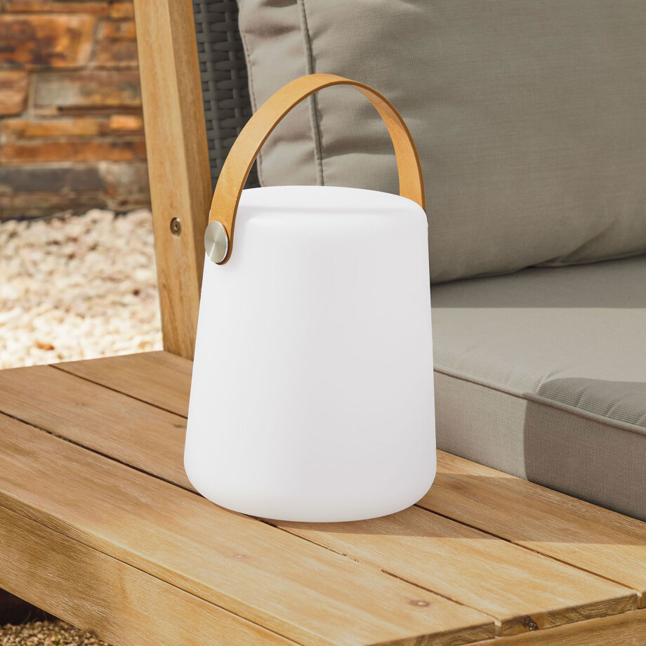 Kave Home Tafellamp 'Dialma' kleur Wit afbeelding 1