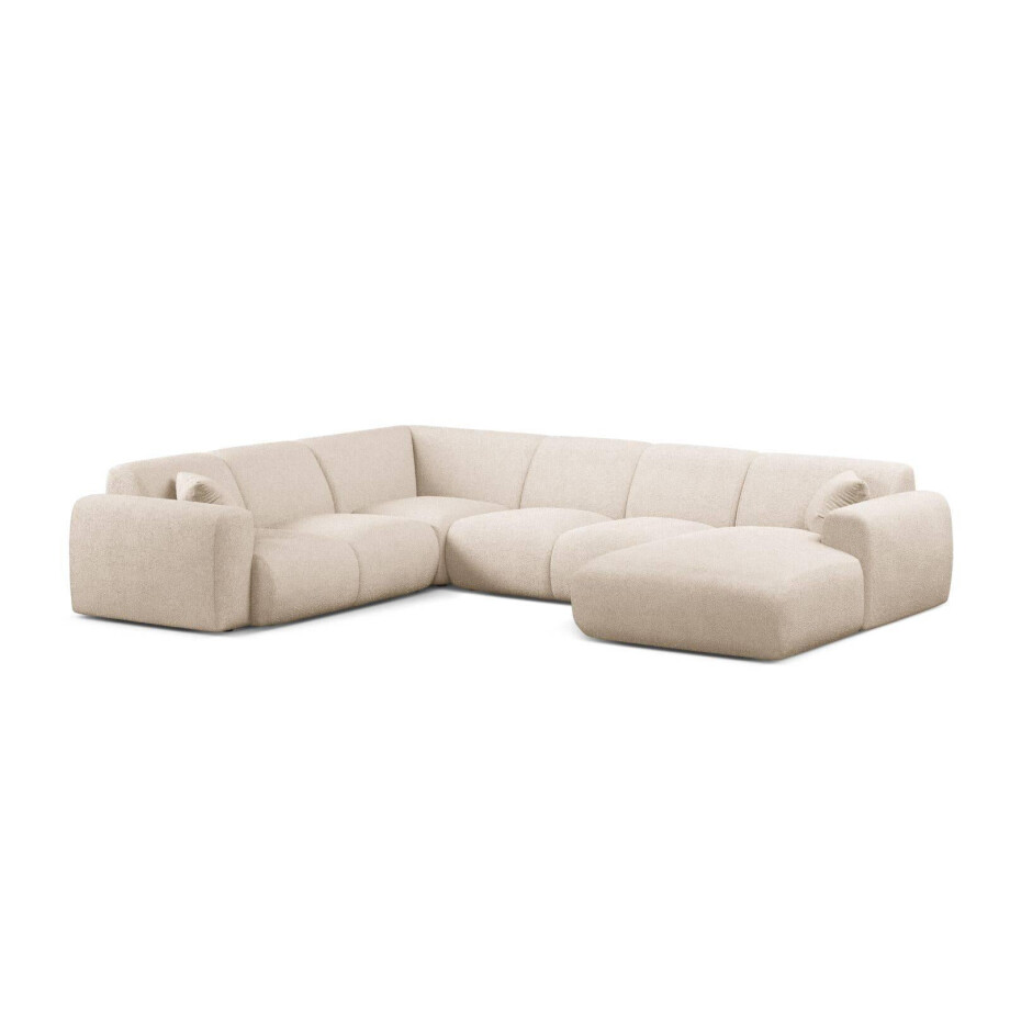 Modulaire hoekbank Molino links bouclé | Micadoni Home Modulaire hoekbank Molino links bouclé | Micadoni Home afbeelding 1