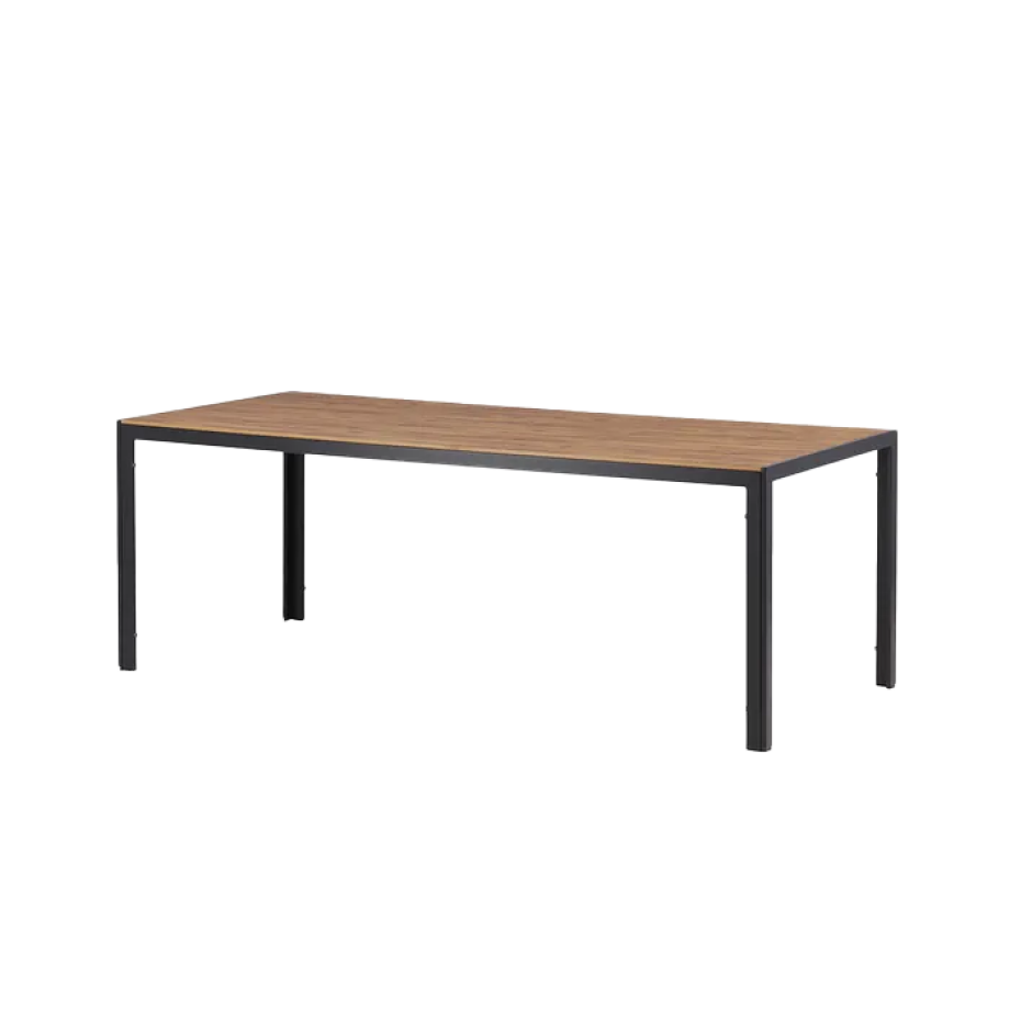 Aaron tuintafel polywood bruin - 205 x 90 cm Aaron tuintafel polywood bruin - 205 x 90 cm afbeelding 1