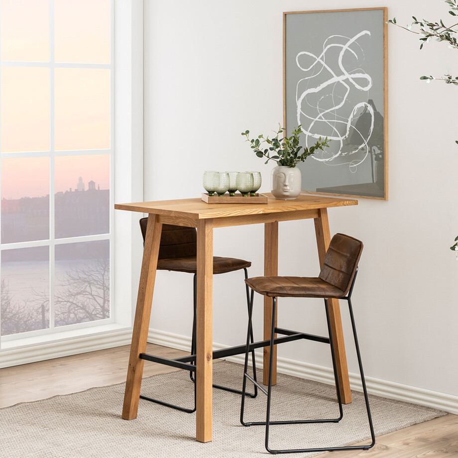 Bartafel 'Camilla' 117 x 58cm, wild eiken Bartafel 'Camilla' 117 x 58cm, wild eiken afbeelding 1