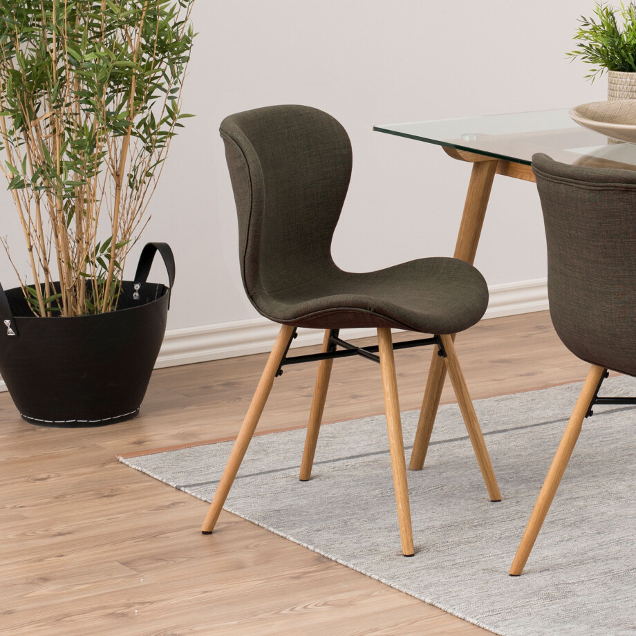 Bendt Eetkamerstoel 'Olle', kleur Khaki Bendt Eetkamerstoel 'Olle', kleur Khaki afbeelding 1