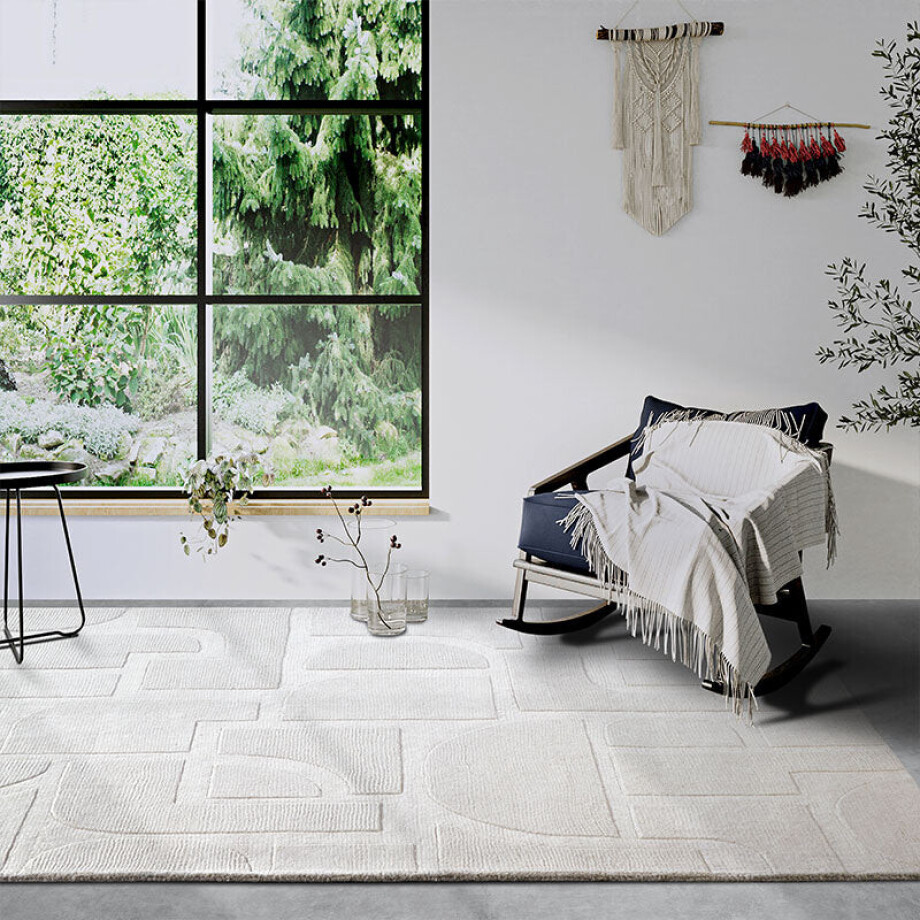 Wollen Vloerkleed Alexis - Crème 280x190cm - Wol - Dekbed-Discounter.nl afbeelding 