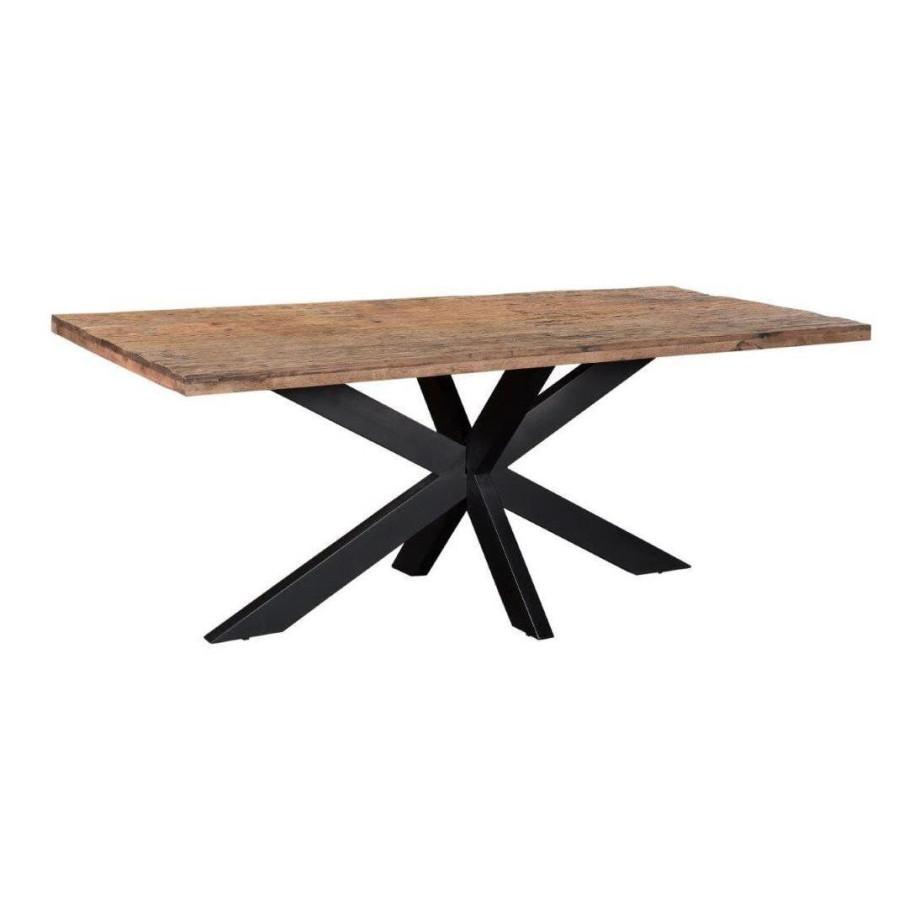 LivingFurn Eettafel 'Dakota' kleur Naturel, 200 x 90cm afbeelding 