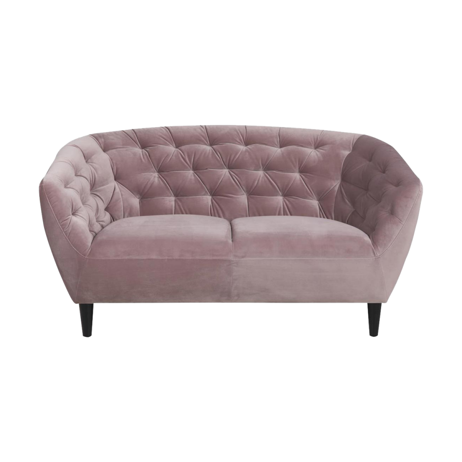 Kaat 2 zits bank roze Kaat 2 zits bank roze afbeelding 1