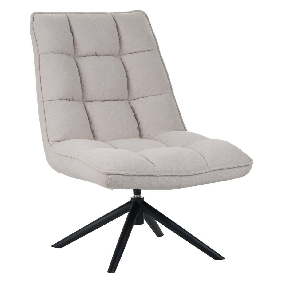 Draaifauteuil Yuki bouclé | Dimehouse afbeelding 1