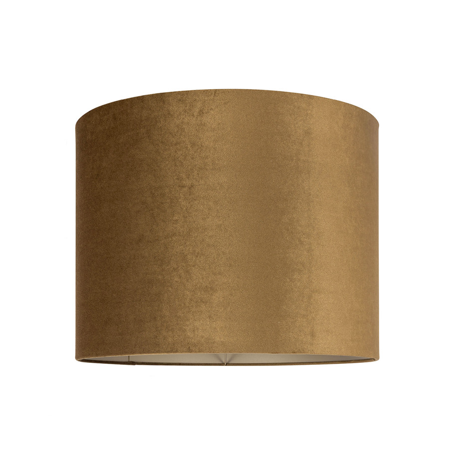 Richmond Lampenkap 'Addy' Velvet, 50cm, kleur Goud afbeelding 1