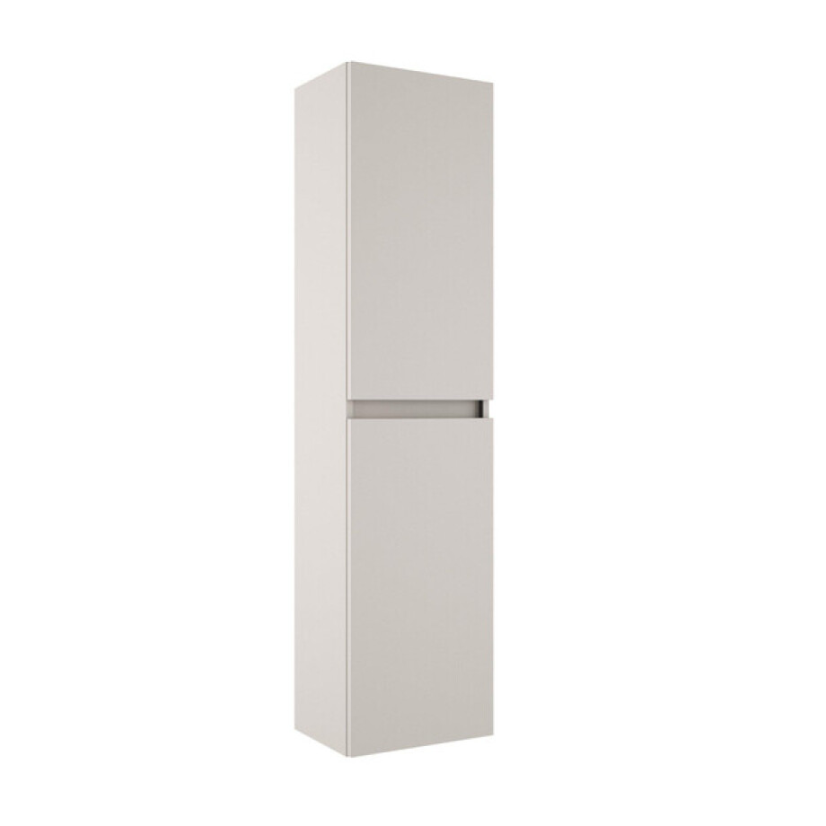 Adema Chaci Hoge Kast - 140x35x27cm - 2 deuren - mat cotton (beige) SW1212784 Adema Chaci Hoge Kast - 140x35x27cm - 2 deuren - mat cotton (beige) SW1212784 afbeelding 1