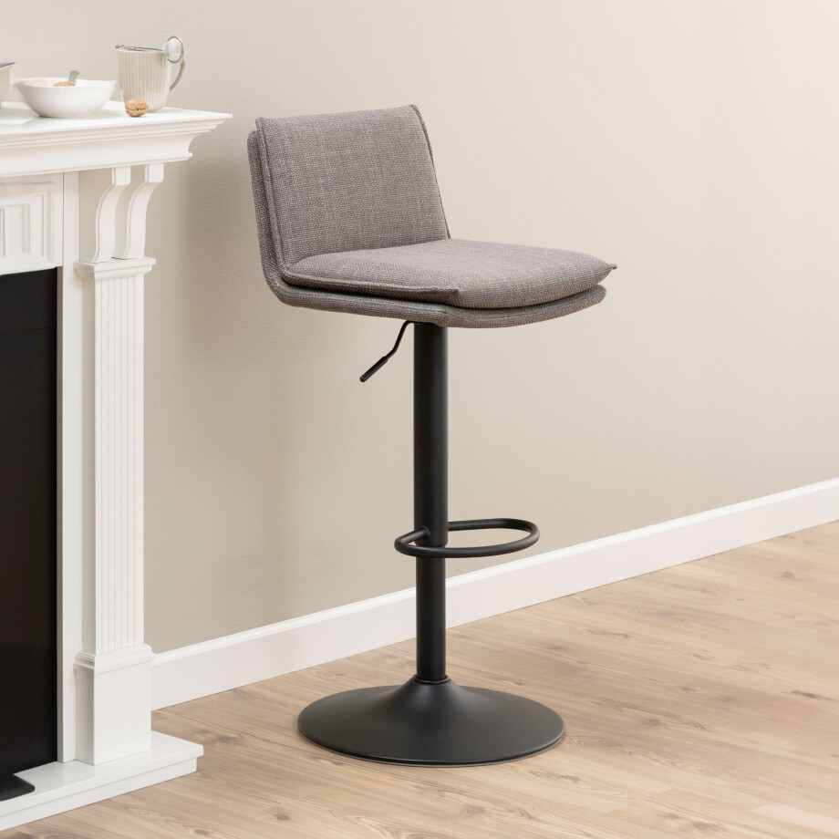 Bendt Barkruk 'Adonna' kleur Grijsbruin (zithoogte 68-89cm) Bendt Barkruk 'Adonna' kleur Grijsbruin (zithoogte 68-89cm) afbeelding 1