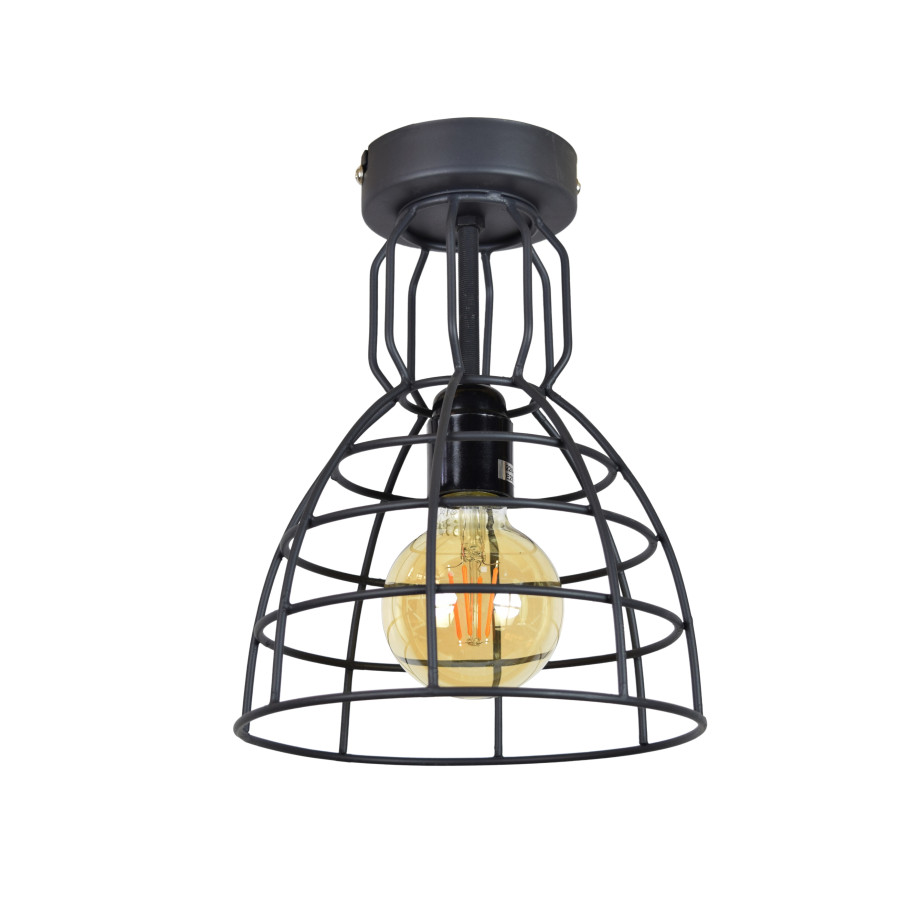 Urban Interiors plafondlamp Francis Ø20x28 Small, kleur Vintage Black afbeelding 1