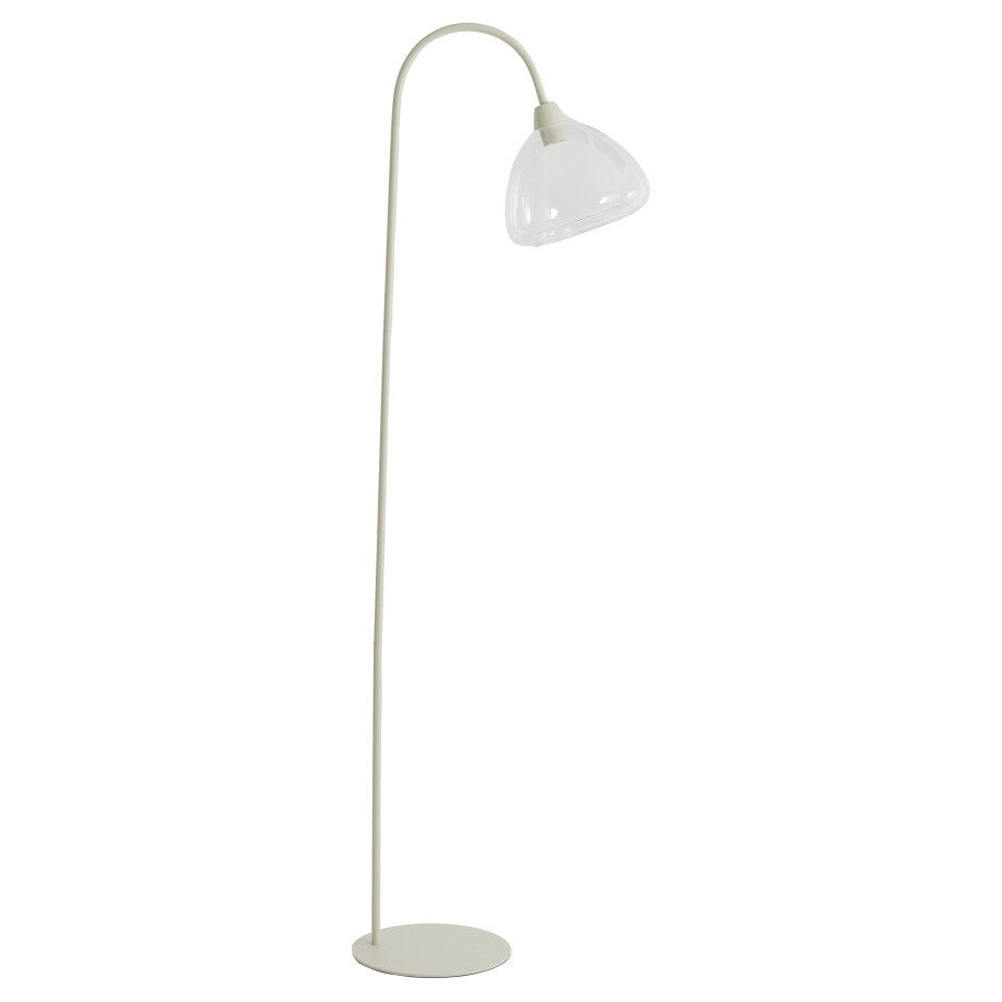 Light & Living Vloerlamp 'Bisho' 160cm, kleur Crème Light & Living Vloerlamp 'Bisho' 160cm, kleur Crème afbeelding 1