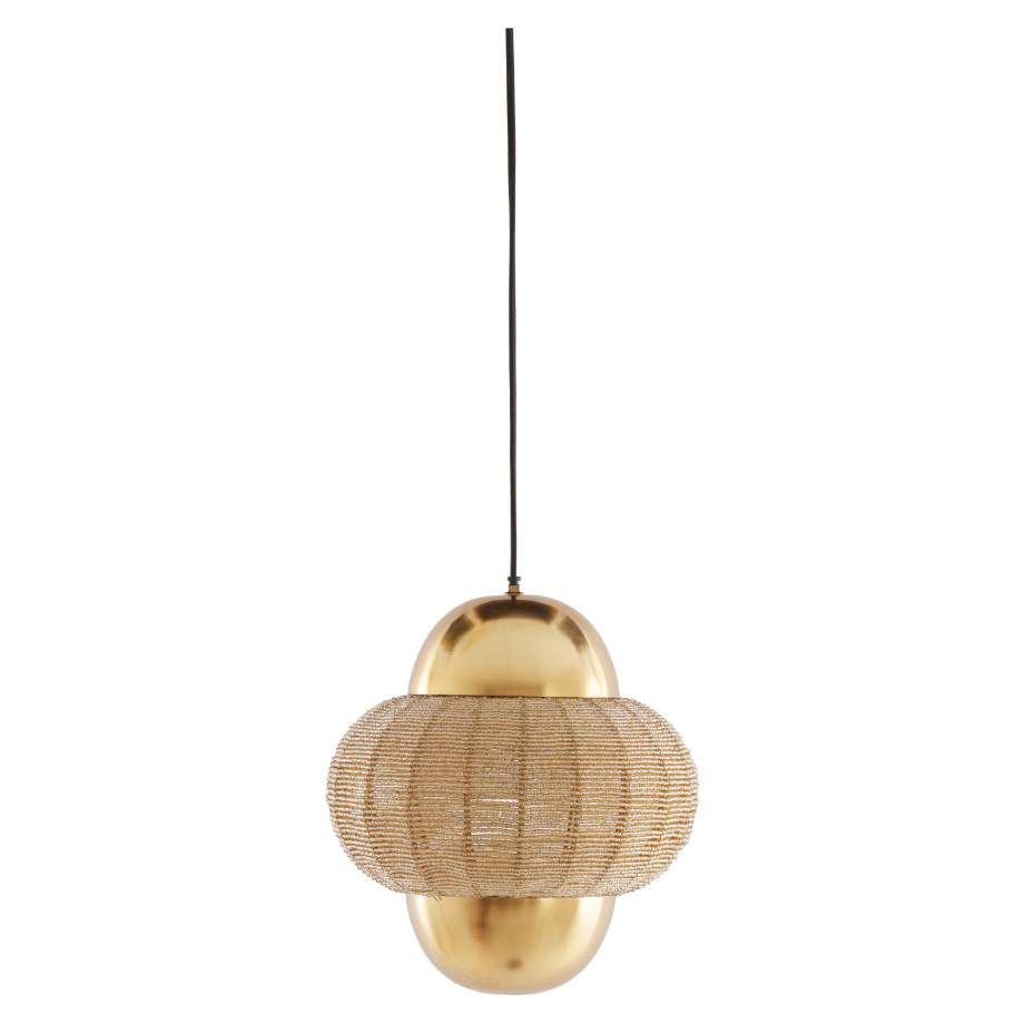 Light & Living Hanglamp 'Cetara' Kralen, 26cm, kleur Goud/Brons afbeelding 1