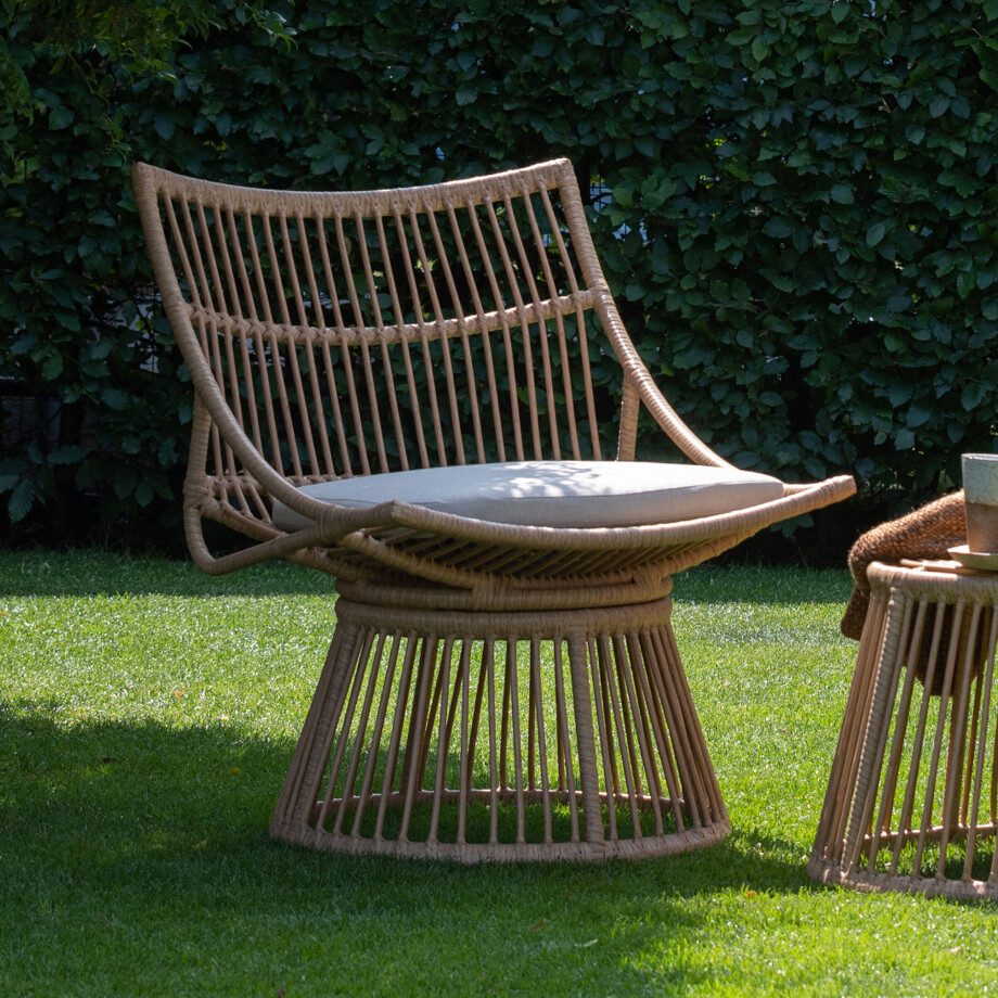 WOOOD Outdoor Fauteuil 'Alatna' Wicker afbeelding 1
