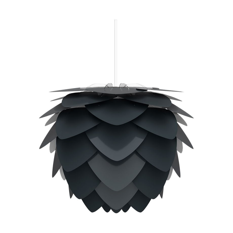 Aluvia Medium hanglamp anthracite grey - met koordset wit - Ø 59 cm Aluvia Medium hanglamp anthracite grey - met koordset wit - Ø 59 cm afbeelding 1