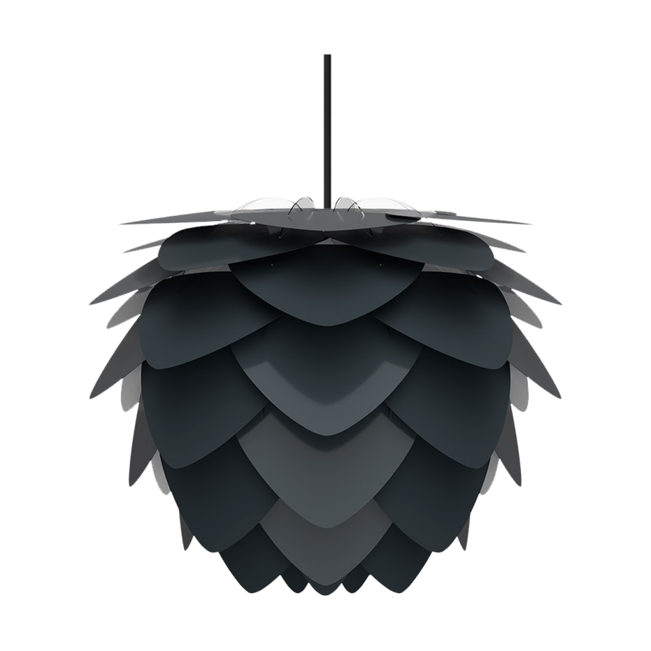 Aluvia Medium hanglamp anthracite grey - met koordset zwart - Ø 59 cm Aluvia Medium hanglamp anthracite grey - met koordset zwart - Ø 59 cm afbeelding 1