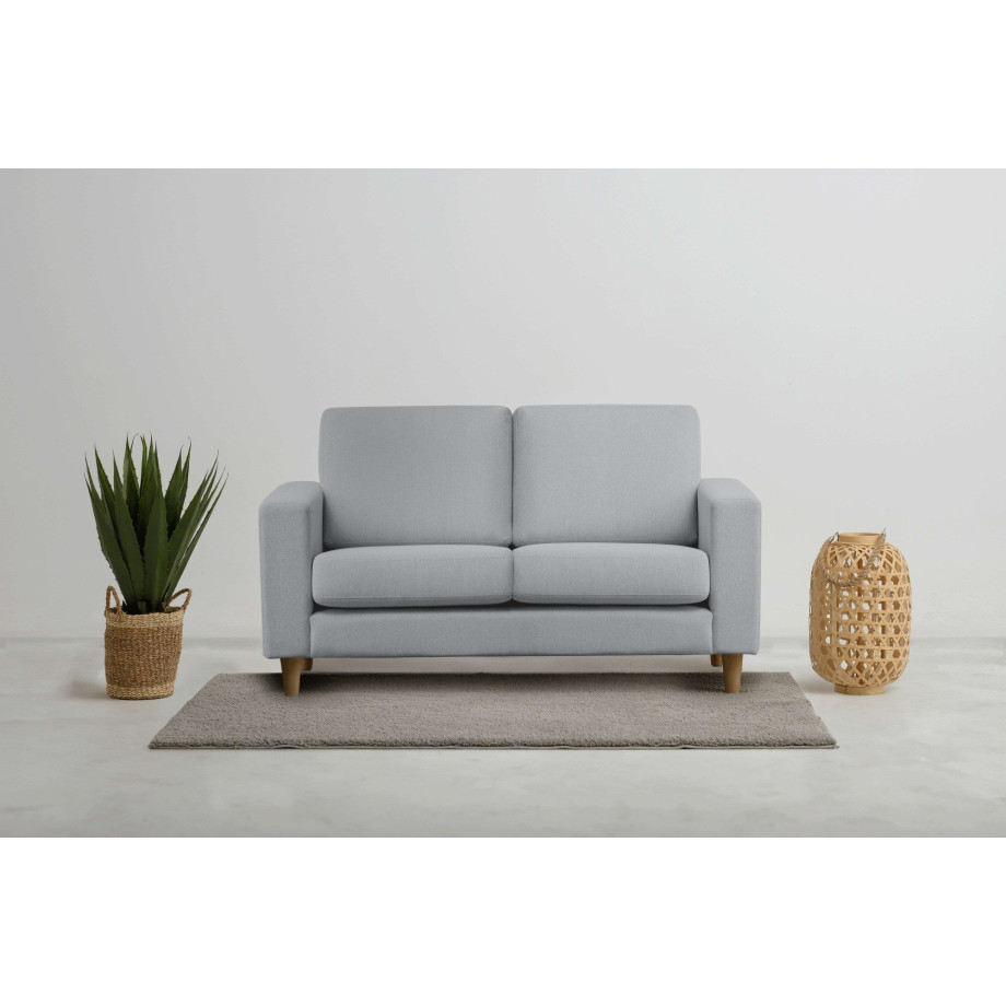 andas 2-zitsbank Tvinno in scandinavische stijl, met massief houten poten, breedte 155 cm afbeelding 1