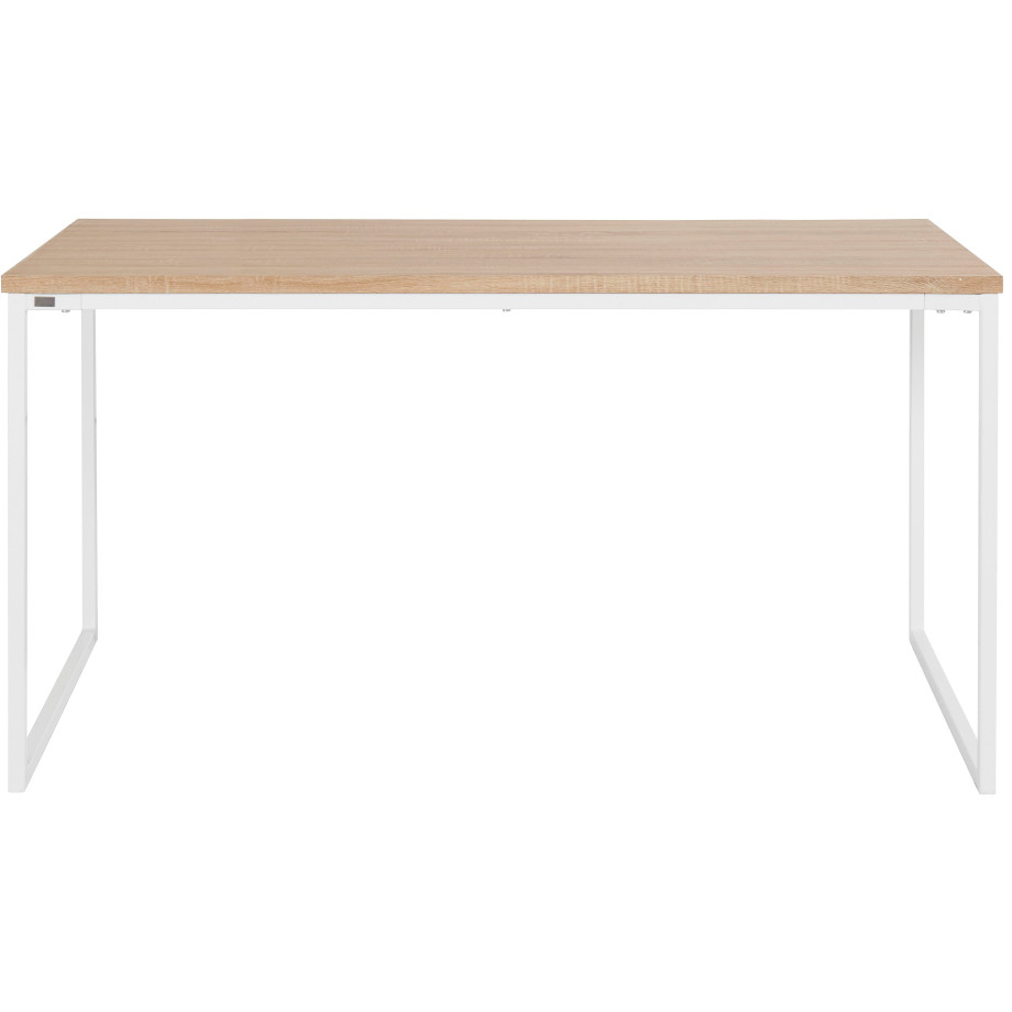 andas Eettafel Hulsig met tafelblad in een hout-look en voelbare structuur, hoogte 76 cm (1 stuk) afbeelding 1