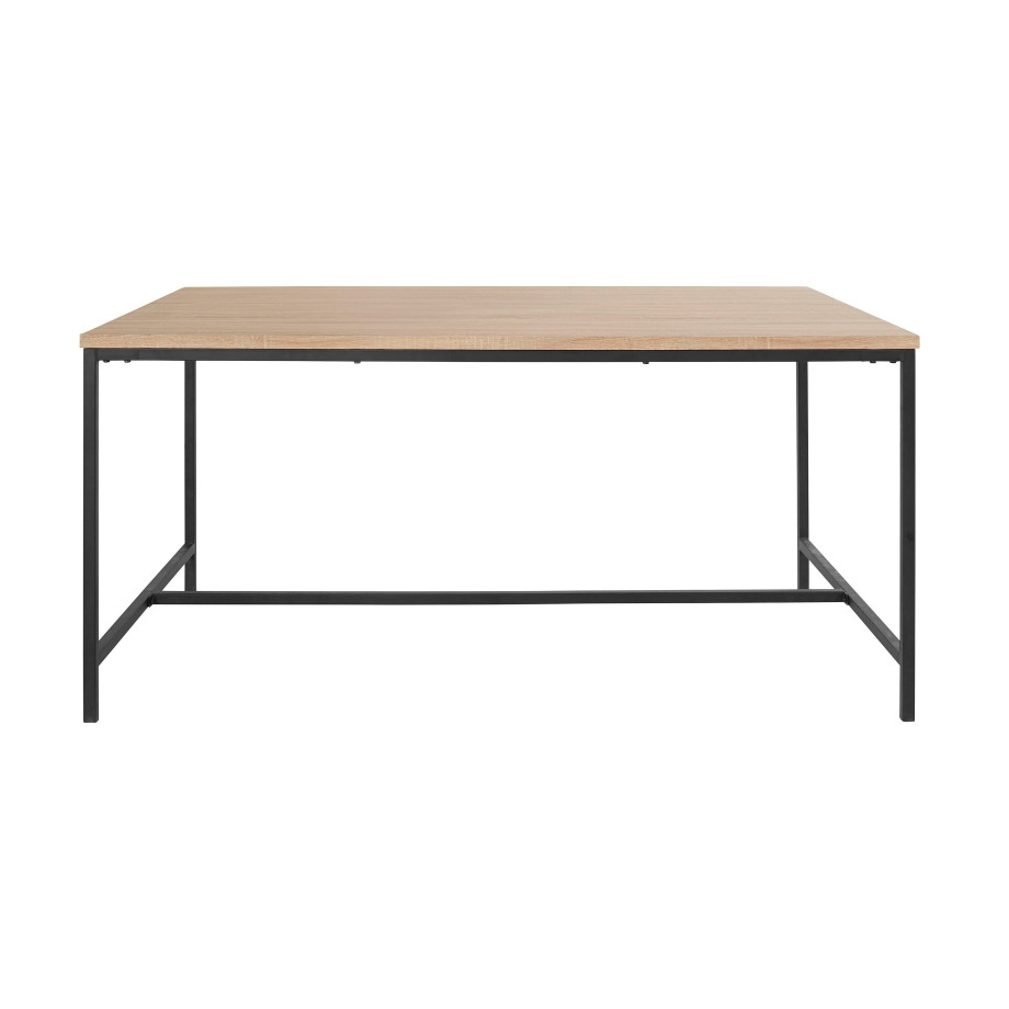 andas Eettafel Vadum met tafelblad in een hout-look en voelbare structuur, hoogte 76 cm (1 stuk) afbeelding 1