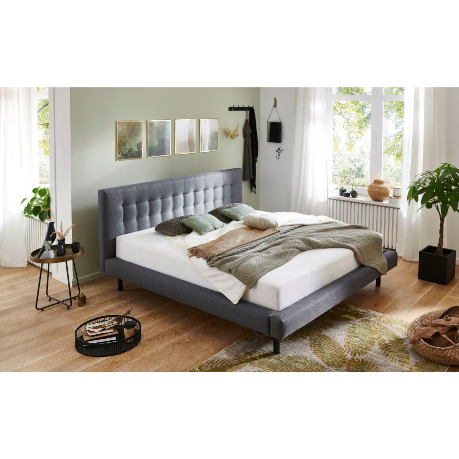andas Gestoffeerd bed Tobjörn Met breed futonframe afbeelding 1