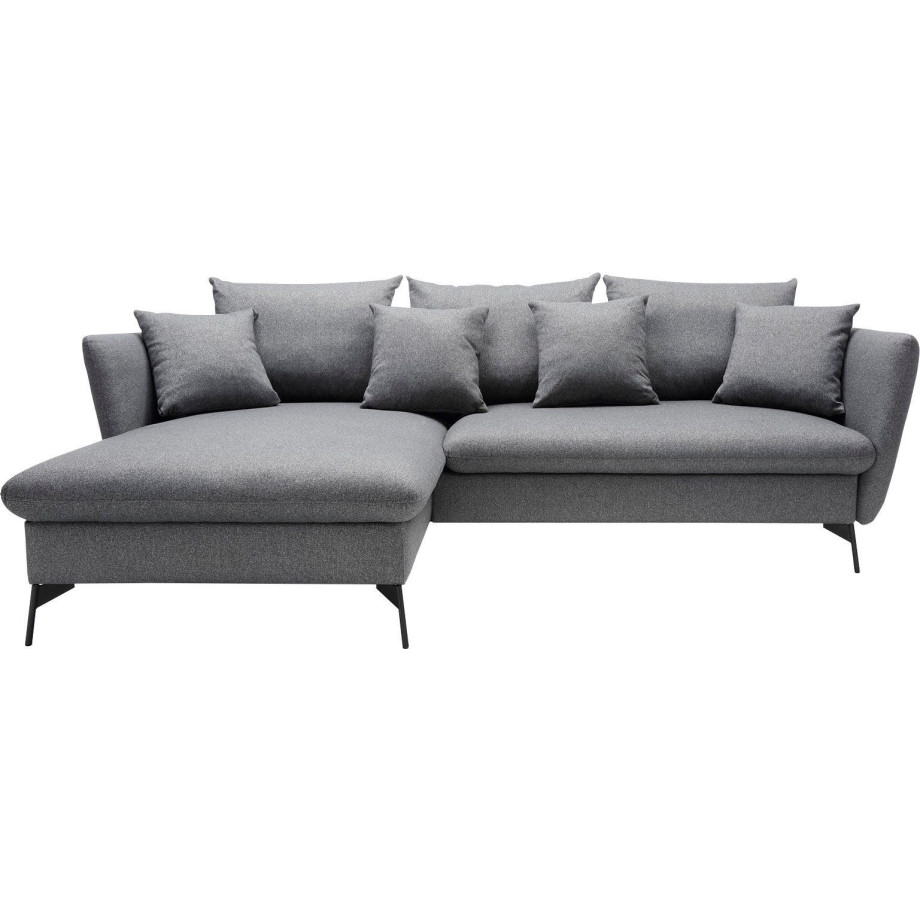 andas Hoekbank Livorno Slaapfunctie en bedlade (139/224 cm), fluweel, structuur, geweven stof afbeelding 1