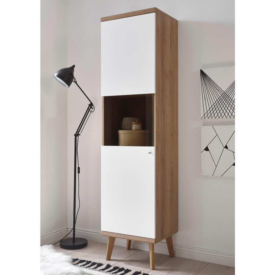 andas Vitrinekast MERLE Scandi Design, hoogte 197 cm afbeelding 1