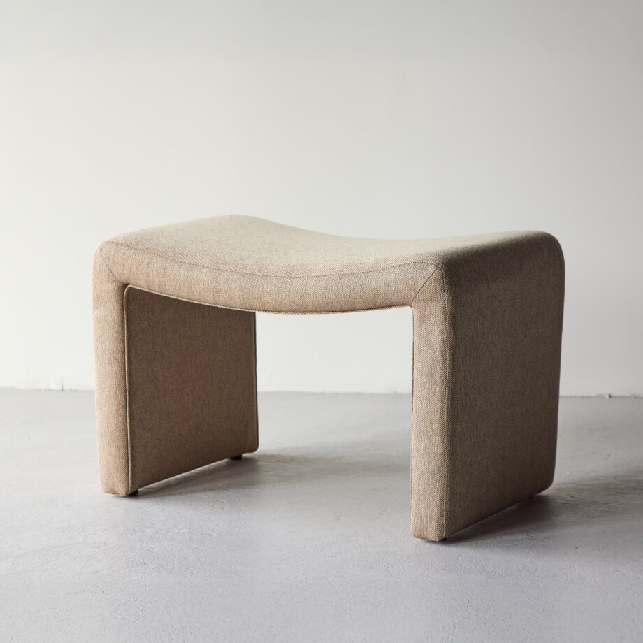 Nohr Poef / (Voeten-) bankje 'Antonie' 70cm, kleur Bruin afbeelding 1