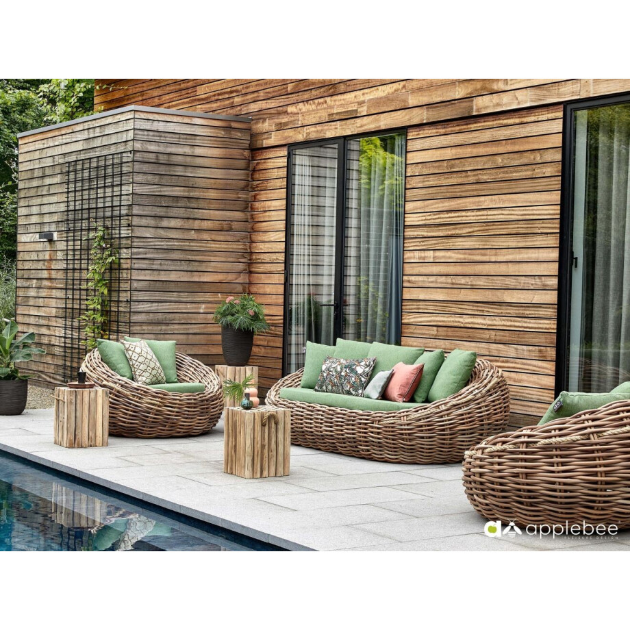 Apple Bee Cocoon lounge tuinbank 237cm - Laagste prijsgarantie! afbeelding 1