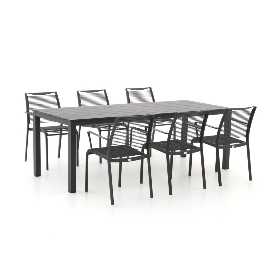Apple Bee Hawaii/Menzano 220cm dining tuinset 7-delig stapelbaar - Laagste prijsgarantie! Apple Bee Hawaii/Menzano 220cm dining tuinset 7-delig stapelbaar - Laagste prijsgarantie! afbeelding 1