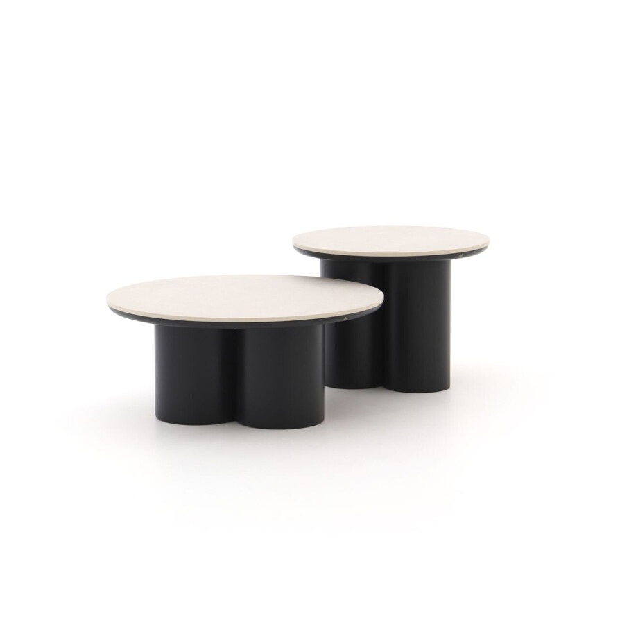 Apple Bee Tonga bijzet tuintafelset ø 80cm (h: 36cm)/ø 60cm (h: 44cm) - Laagste prijsgarantie! Apple Bee Tonga bijzet tuintafelset ø 80cm (h: 36cm)/ø 60cm (h: 44cm) - Laagste prijsgarantie! afbeelding 1