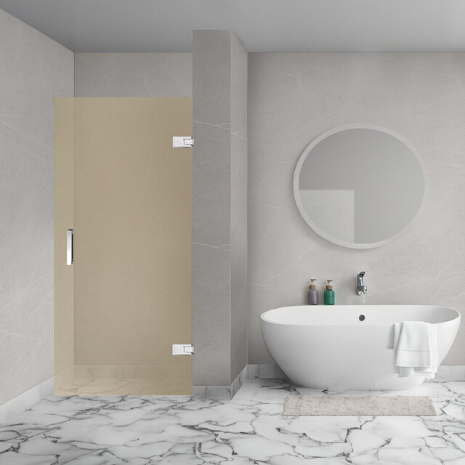 Aqua Vista Galatina Nisdeur - 80x200cm - excl. montageset - champagne glas R-GS-LX-C80-CG afbeelding 1