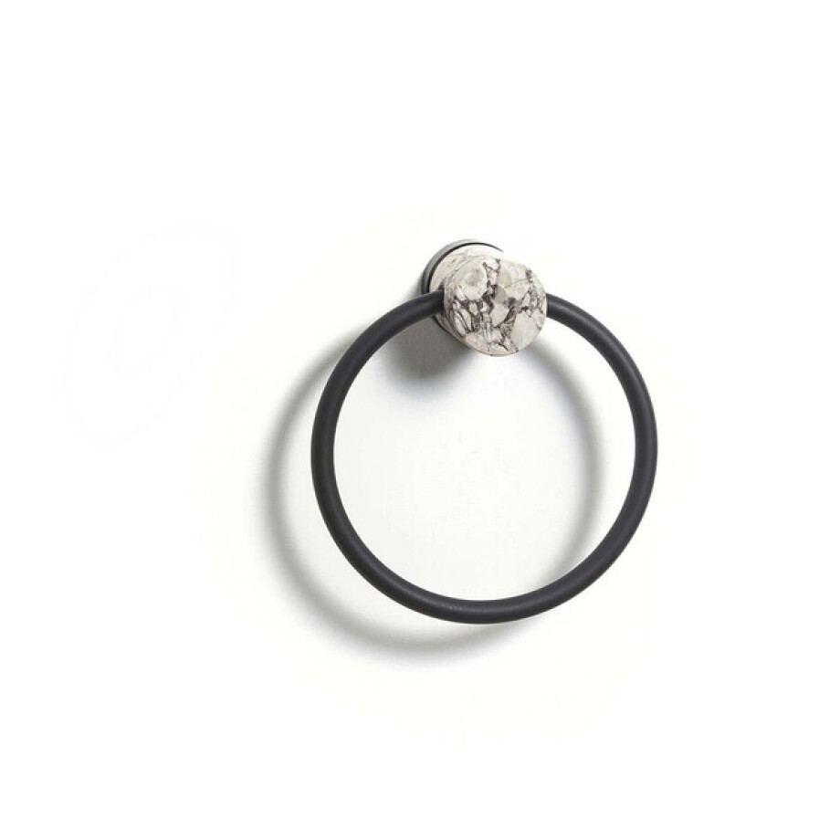 Aquanova Nero - Handdoekring - Alba (wit) NERTLR-195 afbeelding 1