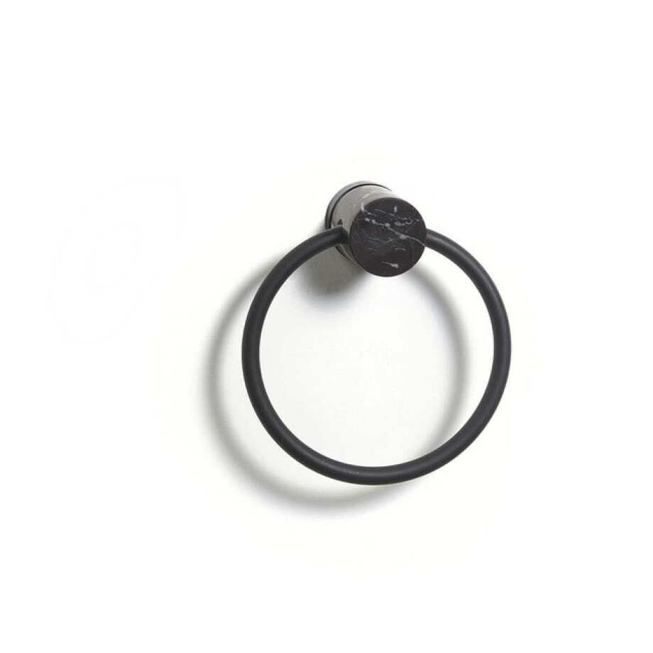 Aquanova Nero - Handdoekring - Black (zwart) NERTLR-09 afbeelding 1