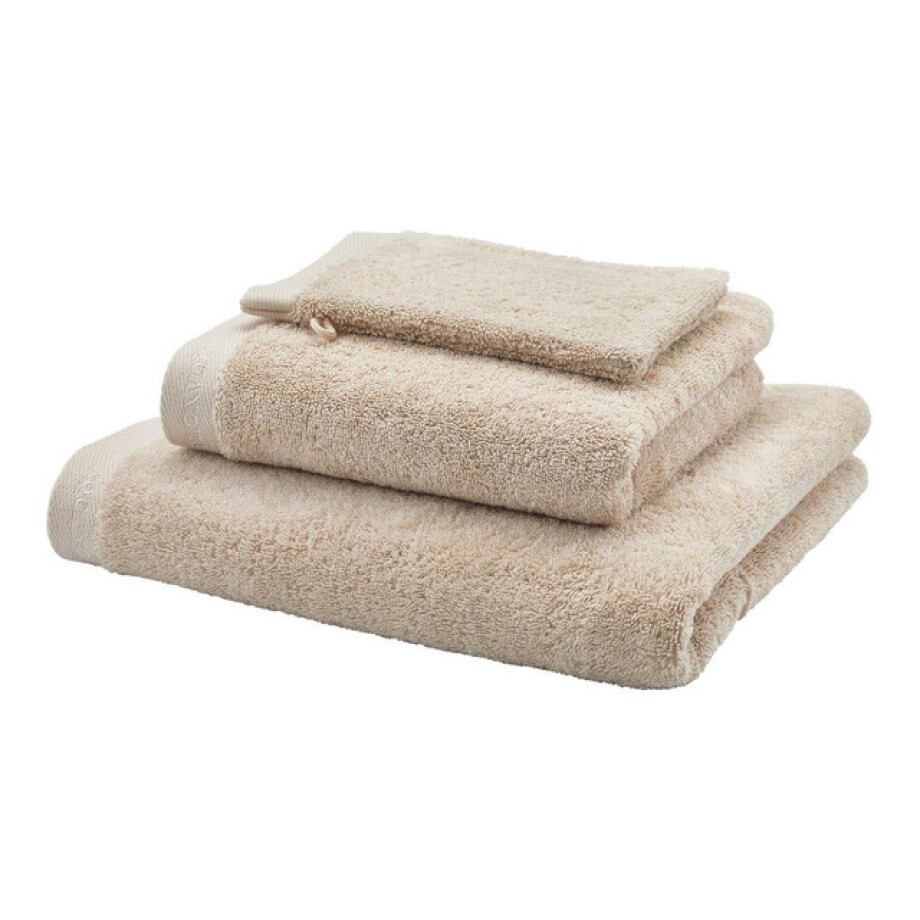 Aquanova Sava - Badlaken - GOTS KATOEN - 70x140 cm - Beige SAVTWL-15 afbeelding 1