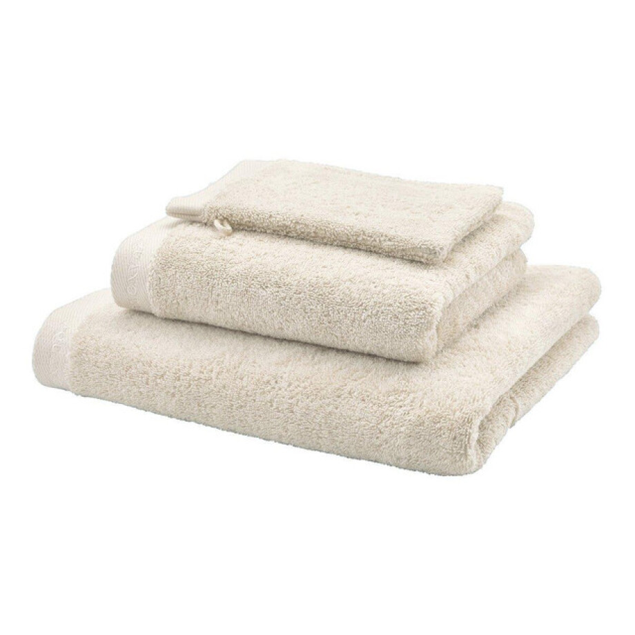 Aquanova Sava - Badlaken - GOTS KATOEN - 70x140 cm - Birch (Off white) SAVTWL-806 afbeelding 1