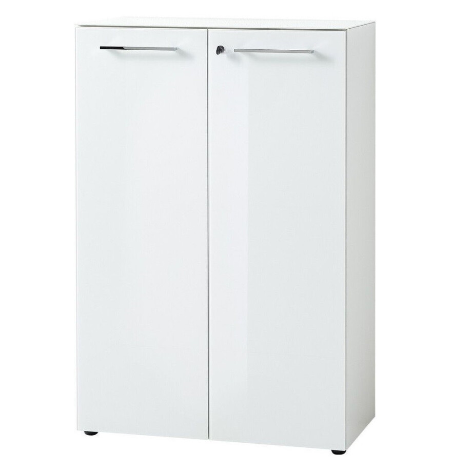 Archiefkast Monteria 120 cm hoog in wit Archiefkast Monteria 120 cm hoog in wit afbeelding 1