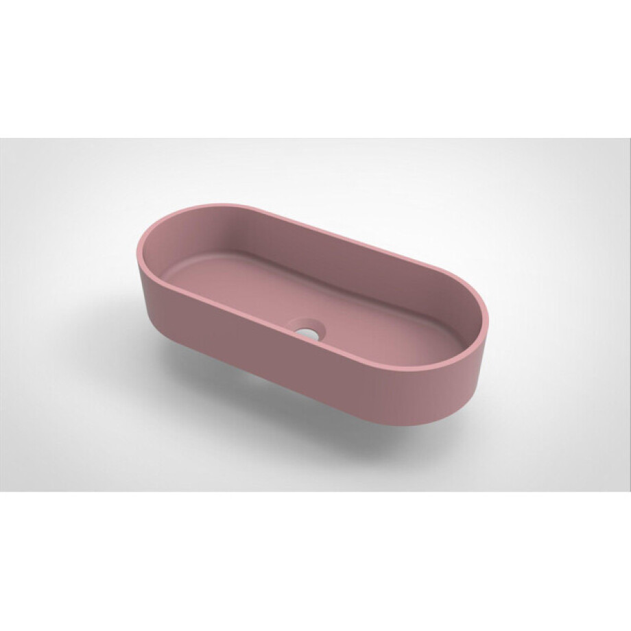 Arcqua Case waskom ovaal 60x26cm mat roze WAS404890 afbeelding 1