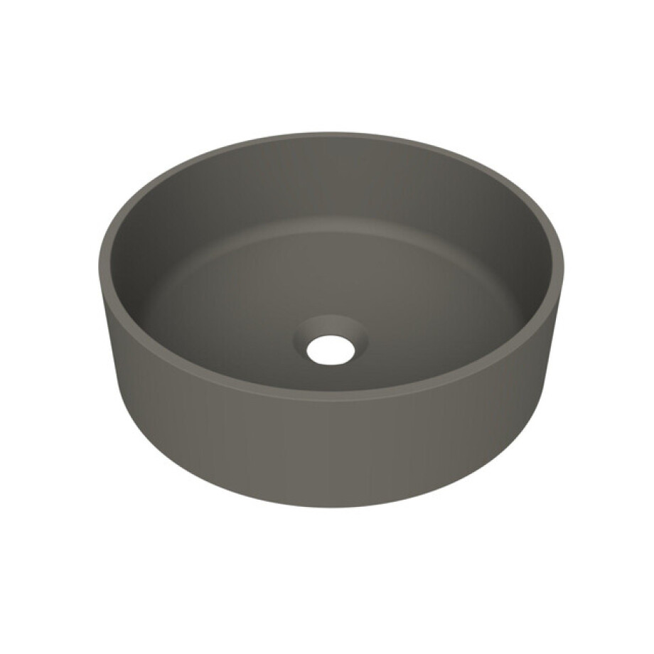 Arcqua Case waskom - rond - 40cm - mat quartz grijs WAS657191 afbeelding 1